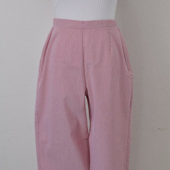 Vintage 90s deadstock Stretch‎ Micro Stripes Pants size 8 | 27 waist - Picture 8 of 9